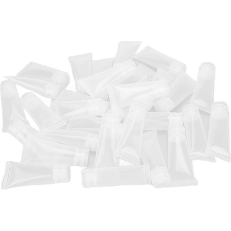 Lot de 30 flacons cosmétiques vides, légers et portables, pour lotion et shampoing, à presser, idéaux pour les voyages. (1/5)