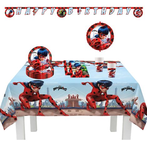 39 pièces de vaisselle jetable pour anniversaire d'enfant et fête à thème, décoration de table (1/5)