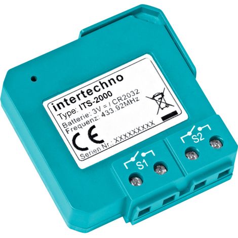 Intertechno Twin-Sender Funk ITS-2000 für Smart Home (1/2)