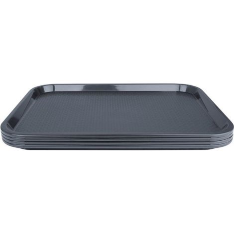 Plateau self-service Kristallon anthracite 305 x 415 mm - Ref FD937 - Olympia (1/4)