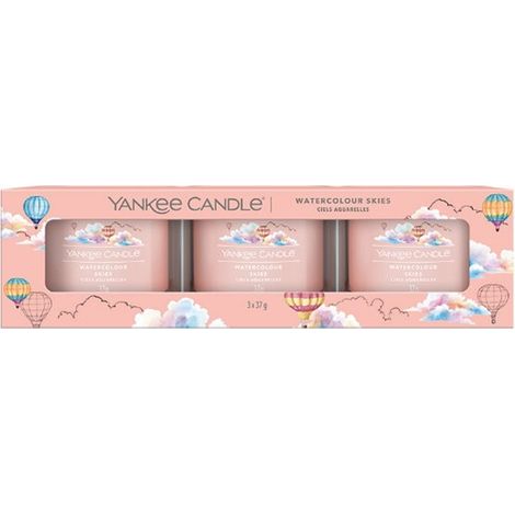Coffret de mini bougies Yankee Candle « Ciel aquarelle » 3 x 37 g