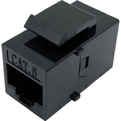 Coupleur RJ45 Cat6 UTP en ligne Cat6 1 pièce -- (1/5)
