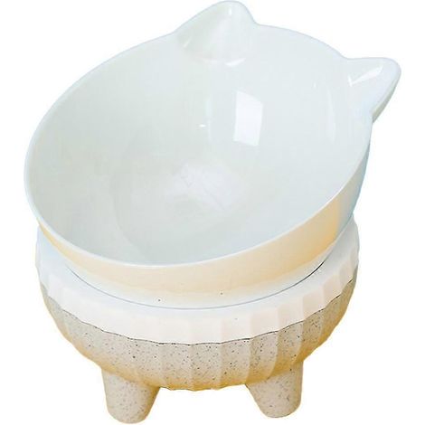 Comederos elevados para gatos, comedero elevado inclinado para gatos antivómitos, comedero para gatos (1/5)