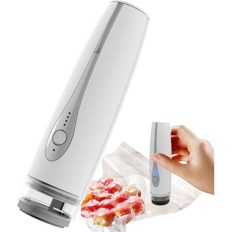 Portable Vacuum Sealer for Food Preservation, Rechargeable,