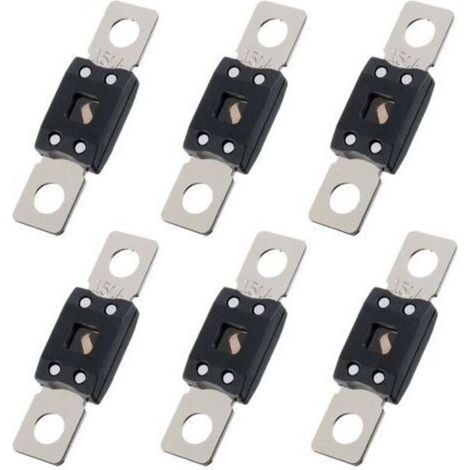 6 Pieces Car Fuse, Flat Automotive Fuses, Large Fuses, High Current Auto Fuse 150A, for Auto, Bus, Construction Vehicles, Marine and Mega Van (150) (1/5)
