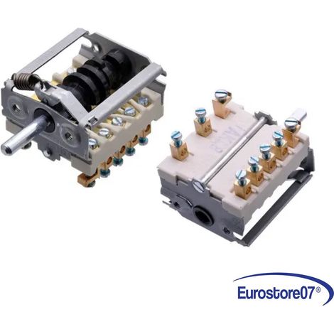 COMMUTATORE FORNO  PROFESSIONALE EGO 49.27215.000 7 posizioni. Alberino: 24mm.
