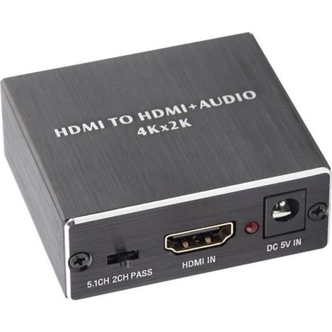 HDMI Audio Extractor, 4K x 2K Converter, HDMI Audio Splitter, HDMI to HDMI Converter + SPDIF + Converter Adapter (1/4)