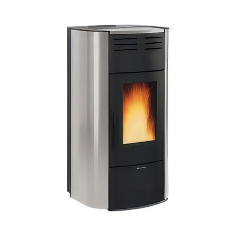 Termostufa a Pellet Idro Nordica Extraflame Raffaella H18 da 23,6 kW in Acciaio Verniciato