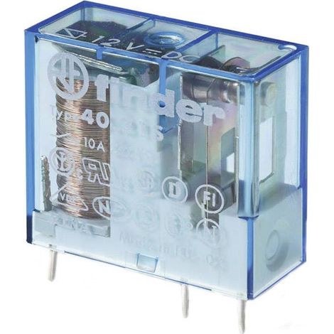 Relais pour circuits imprimés Finder 40.31.7.012.0000 12 V/DC 12 A 1 inverseur (RT) 1 pc(s) S878791 (1/3)