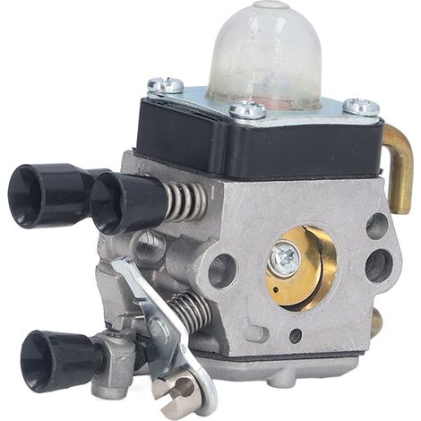Carburateur compatible Stihl FS38 45 46 55 76 80 85, FC55, HS80 85, KM55 – carburateur de rechange pour débroussailleuse, tondeuse à fil et coupe-bordures, haute performance, remplacement direct, pièc (1/5)