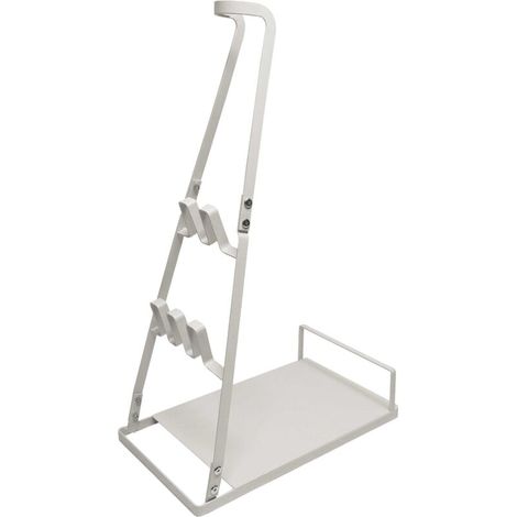 vhbw Support d'aspirateur compatible avec Rowenta X-Force Flex 8.60 RH9637, X-Force Flex 8.60 RH9638 aspirateur à batterie, aspirateur à main, blanc (1/4)