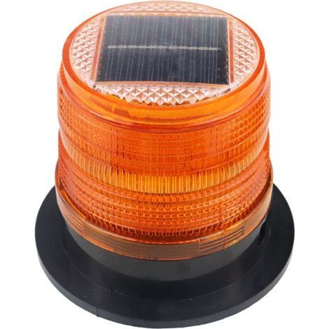 Voyant d'avertissement LED gyrophare aimant voyant clignotant pour voiture voiture camion sans fil super lumineux (voyant solaire) (1/3)