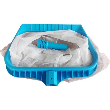 Outil de nettoyage de piscine de qualité professionnelle : équipé d'un sac en maille de nylon de grande capacité et de bords lisses. (1/5)