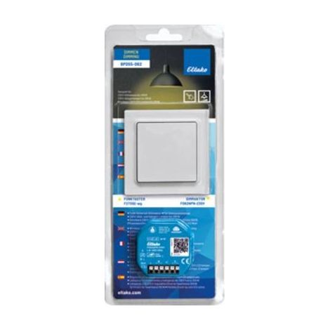 Eltako Dimmer Blue Regulador Universal Inalámbrico 80x80 mm