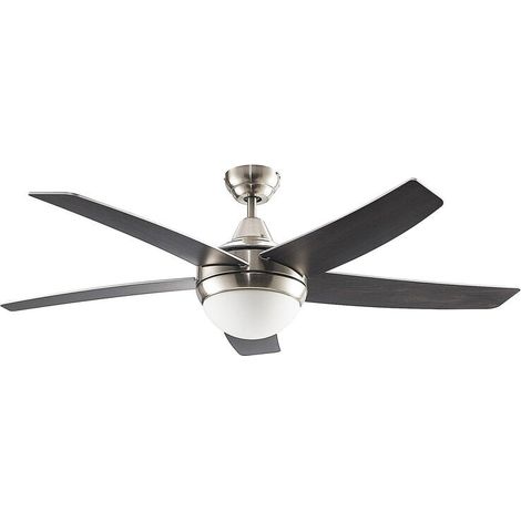 [GEBRAUCHT] B-Ware Lindby Deckenventilator Auraya mit Licht leise Stahl für Räume bis 8 m² (1/2)