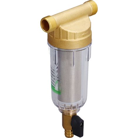 Préfiltre pour système d'eau, filetage mâle G1/2, détachable, filtre à sédiments haute densité pour système d'alimentation en eau automatique (1/5)