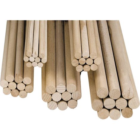 Spina di legno kwb 028008 1 m lunghezza 8 mm diametro (1/2)