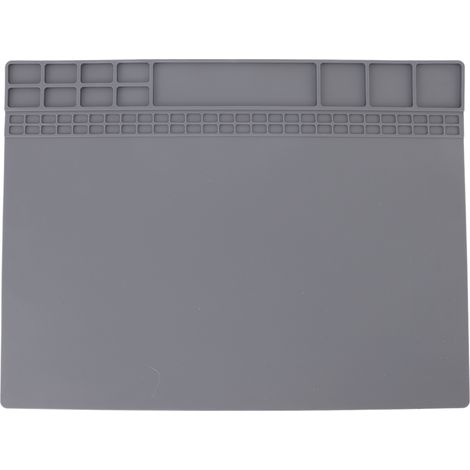 Tapis de travail en Silicone à isolation thermique, multifonctionnel, antidérapant, résistant aux hautes températures, réparation pour ordinateur à souder (1/5)
