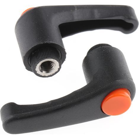 Levier de serrage RS PRO, , filetage M6, Femelle L. 10mm ( Prix pour Paquet de 2 )