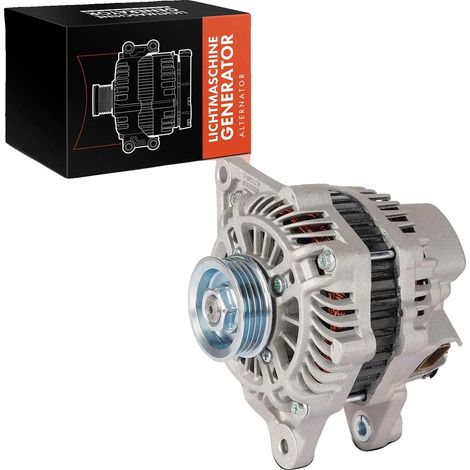 Générateur d'alternateur, composite durable, Longueur 20 cm, Largeur 15 cm, Puissance de sortie 12V 50A, Évaluation de l'efficacité maximale 90% (1/5)