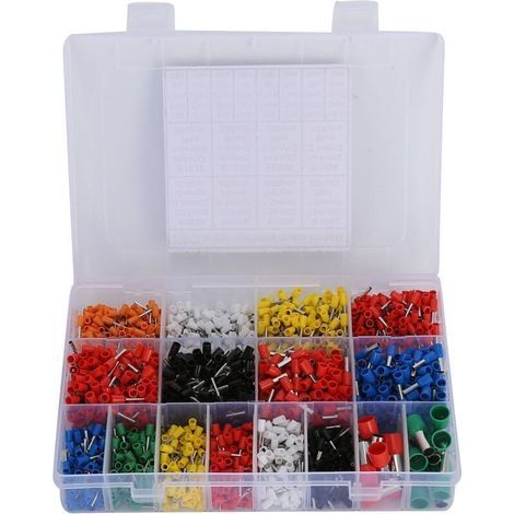 Kit of 2120 heat-resistant PP electrical terminals, practical and reliable for wired connections (1/5)