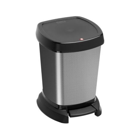 Rotho Kosmetikeimer Paso carbon 6 L Mülleimer & Abfallbeutel (1/5)