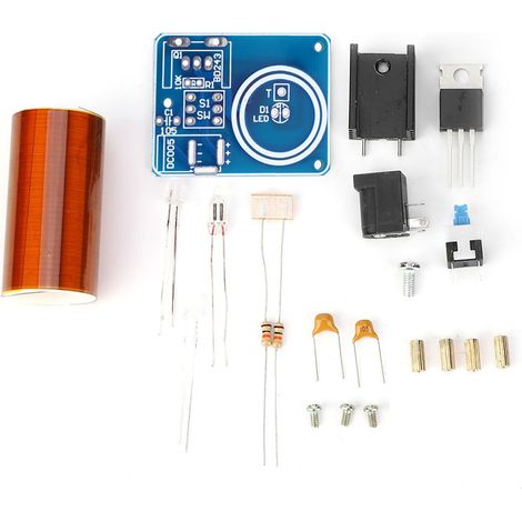 Mini bobine Tesla, Kit de modules d'étincelles LED à distance, bricolage électronique, assemblage DC12V (1/5)