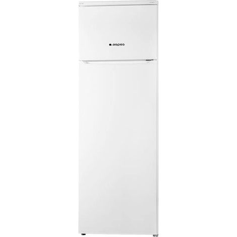 Réfrigérateur combiné aspes blanc 201 litres 42 litres