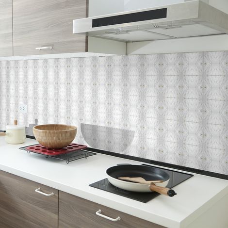 Sticker Mural Carrelage adhésif Cuisine Salle de Bain - 30 STICKERS CARRELAGES EFFET MARBRÉ DORÉ ÉLÉGANT - 30stickers10x10cm (1/5)