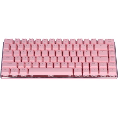 Clavier Mécanique Gamer 82 Touches RGB avec Rétroéclairage LED - Switch Rouge, Compatible PC et Mac, Design Compact