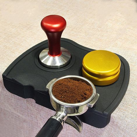 Silikon-Kaffeetampermatte für den Haushalt, rutschfeste Tamperhalterung, Kaffeezubehör (1/5)