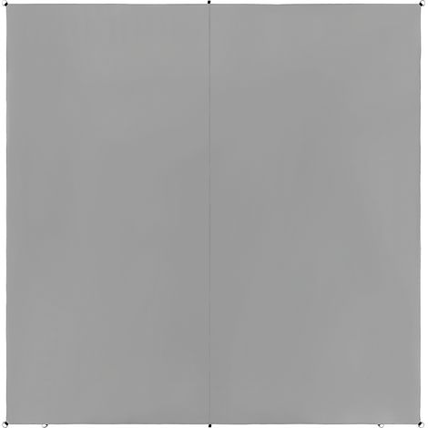 Toldo vela cuadrado gris jardín patio aire libre sombra protector solar 3 x 3 m resistente agua rayos UV Lukka (1/5)