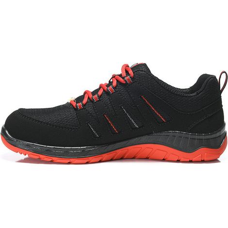 Elten Halbschuh MADDOX Low ESD, schwarz-rot, S3, 45 (1/5)