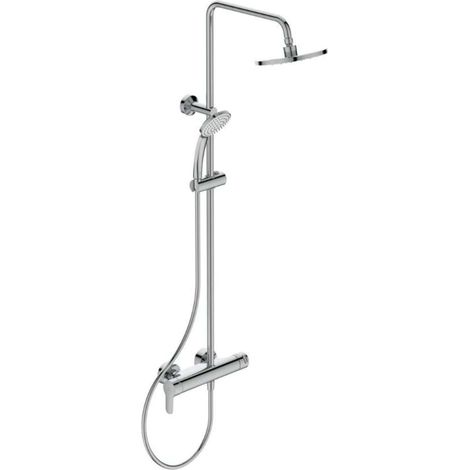 Ideal Standard Cerafine O - Ensemble de douche avec mitigeur, diamètre 20 cm, 1 jet, chrome BC750AA (1/4)