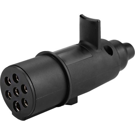 Adaptateur de Connecteur de Remorquage de Type N de Prise de Remorque 24 V à 7 Broches avec Indicateurs, Feux Latéraux, Feux de Freinage et Feux Antibrouillard pour Remorque,. (1/5)