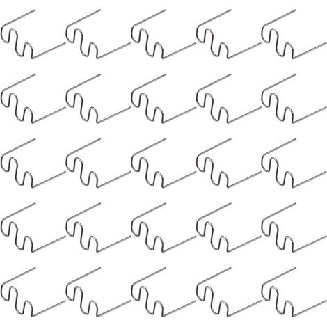 500 Pcs Baguettes de Soudage Agrafe Chaude Réparation Machine en Plastique Soudage Agrafeuse Chaude Voiture Auto Pare-Chocs Réparation Pré Coupe Vague Agrafes 0.6 Mm