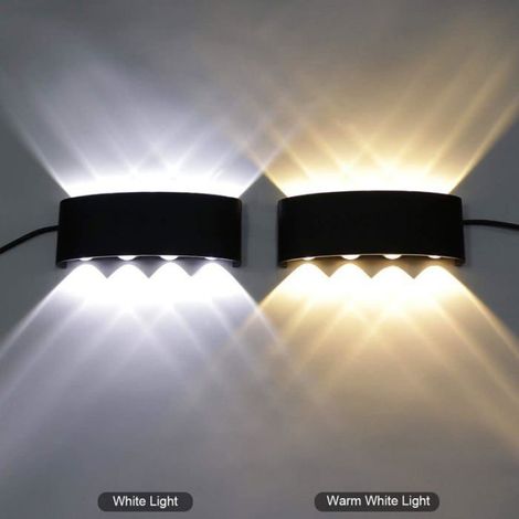Moderne LED Plafonnier Étanche En Aluminium Applique Murale Rondelle Lumière Intérieur Extérieur Couloir Couloir Couloir 8w Noir (1/4)