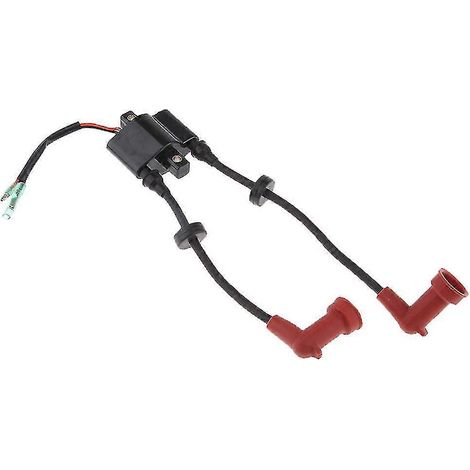 Bobina di accensione di ricambio per motore fuoribordo Yamaha, codice 6f5-85, compatibile con motori Yamaha F9.9, 13.5, 15, 20, 25 e 40 CV (a due o quattro tempi). (1/5)