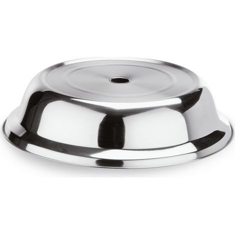 Cloche à assiette avec ouverture condensation Ø 27 cm inox - Was Germany (1/2)