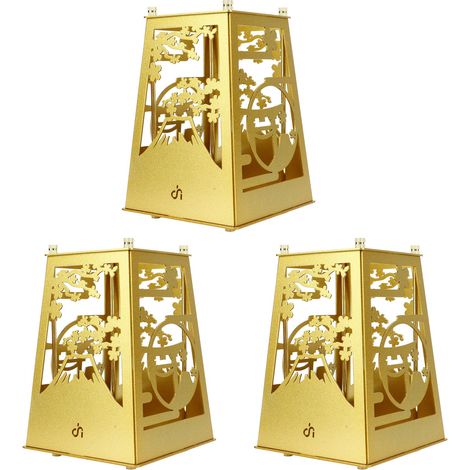 Porte-stylo en métal à assembler, motif ajouré doré, surface à haute dureté, plaqué, pour la maison, le bureau ou l'école.