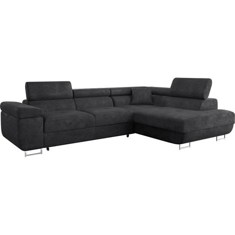 Sofá rinconero Comfivo Vinetum, Margo 227.09, Función de descanso, Almacenaje, 274x203x70cm, 0
