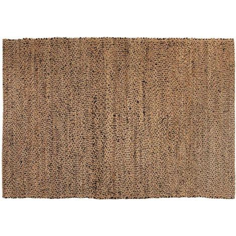 Tapis en jute et coton Elliot carbone 120 x 170 cm (1/4)