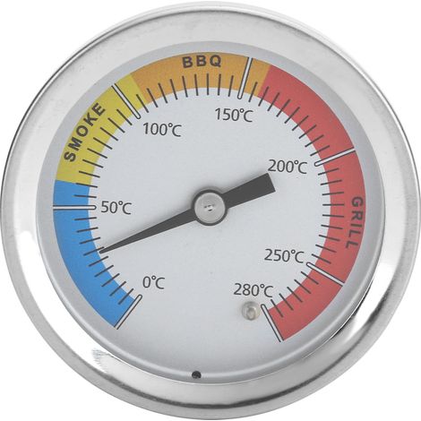 Ofenthermometer aus Edelstahl 0–280 °C, Zeigeranzeige zum Grillen, Kochen und Backen (1/5)