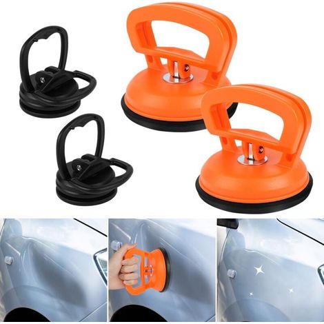 Car Body Suction Cup, 4-Piece Car Dent Puller, Dent Repair Tools, Car Dent Puller, Suction Cup Puller, for Car Repair, Glass, Screens MUMU (1/4)