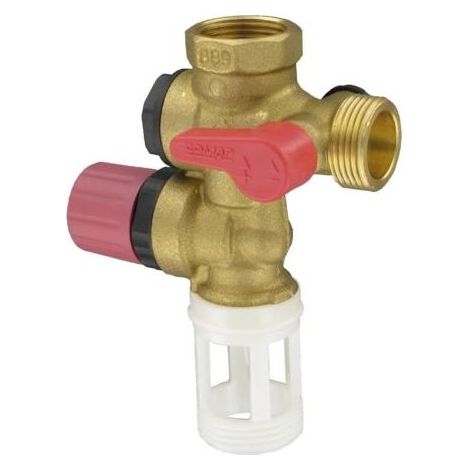 1 - Groupe De Sécurité - Accessoire De Plomberie - Protection Circuit Eau Chaude - Installation Sanitaire - Inox - Taille Standard (1/3)