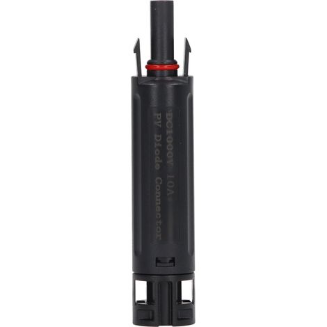 Ortviai Connecteur photovoltaïque 1000 V CC anti-inversion avec diode intégrée, étanche IP67, 10 A (1/5)