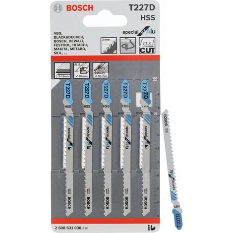 BOSCH T227D (pkt of 5) Special for aluminium 100mm