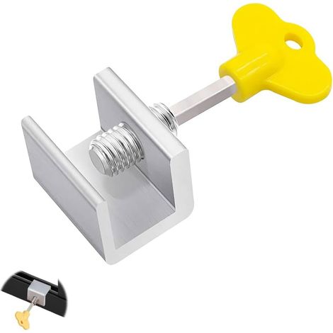 de Limiteur de fenêtre coulissante Verrou de Bloque Fenetre Porte Veranda 1morceaux (1/5)
