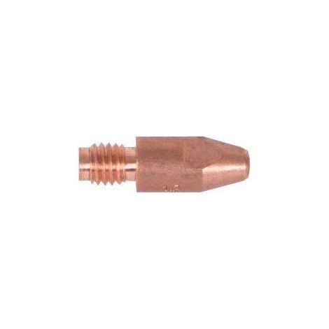 Tube Contact M8 D.1,2 mm Aluminium MIG/MAG TRAFIMET - Torche Ergoplus 400/500/555/600 - Sachet de 20 - L.30mm (1/2)