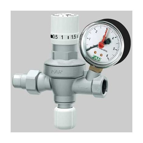 GRUPPO DI RIEMPIMENTO AUTOMATICO CON MANOMETRO 2106 FAR  1/2 MF     FAR